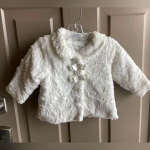 Girls Sz 3-6 Months Faux Fur Coat